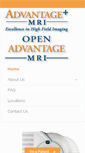 Mobile Screenshot of openadvantagemri.com